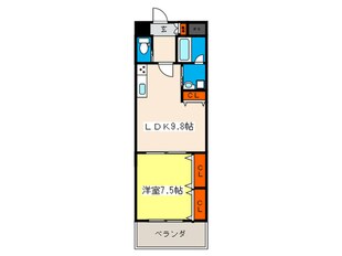 エリーな横川Ⅱの物件間取画像